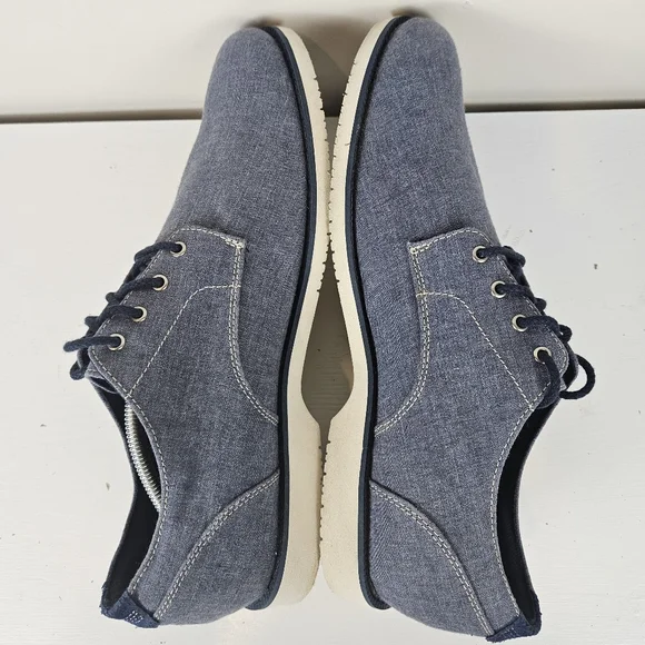 Timberland Men`s Woodhull Denim Canvas Oxford Dress Casual Shoe Sz 12 - Picture 12 of 14